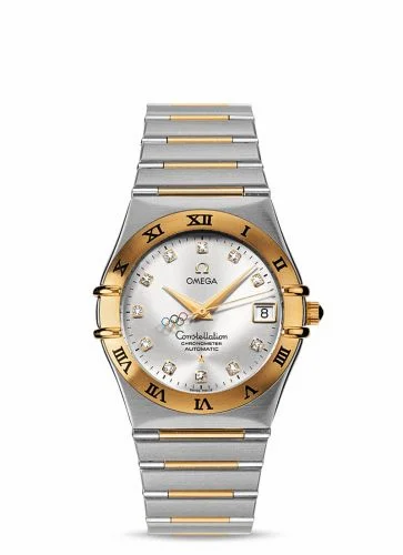 Omega Constellation Automatic 36 Stainless Steel / Yellow Gold / Beijing Olympics 2008 111.20.36.10.52.001 (11120361052001)